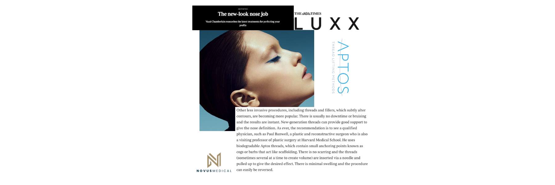 Times Luxx - APTOS: The new-look nose Job